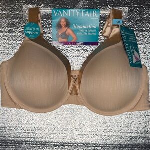 Vanity Fair Women's Light Brown Full Coverage Bra Size 42C